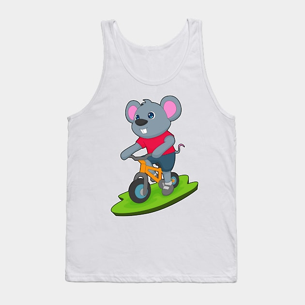 Mouse Bicycle Tank Top by Markus Schnabel